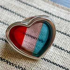 Coach 1941 Rainbow Heart Ring